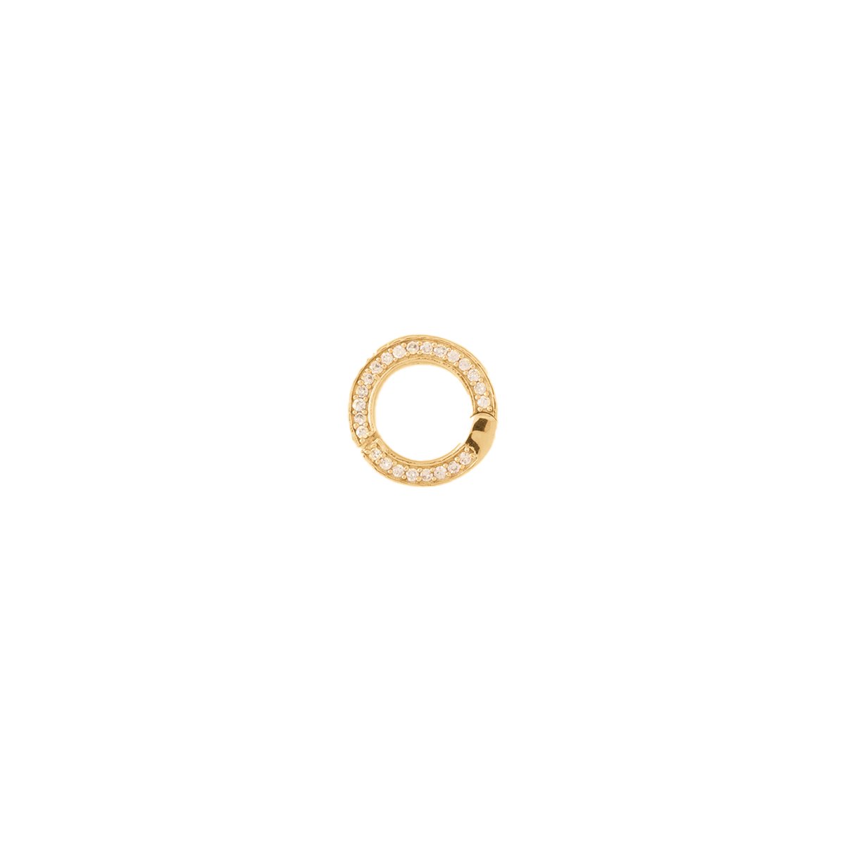 CRYSTAL ROUND CONNECTOR - GOLD - SO PRETTY CARA COTTER