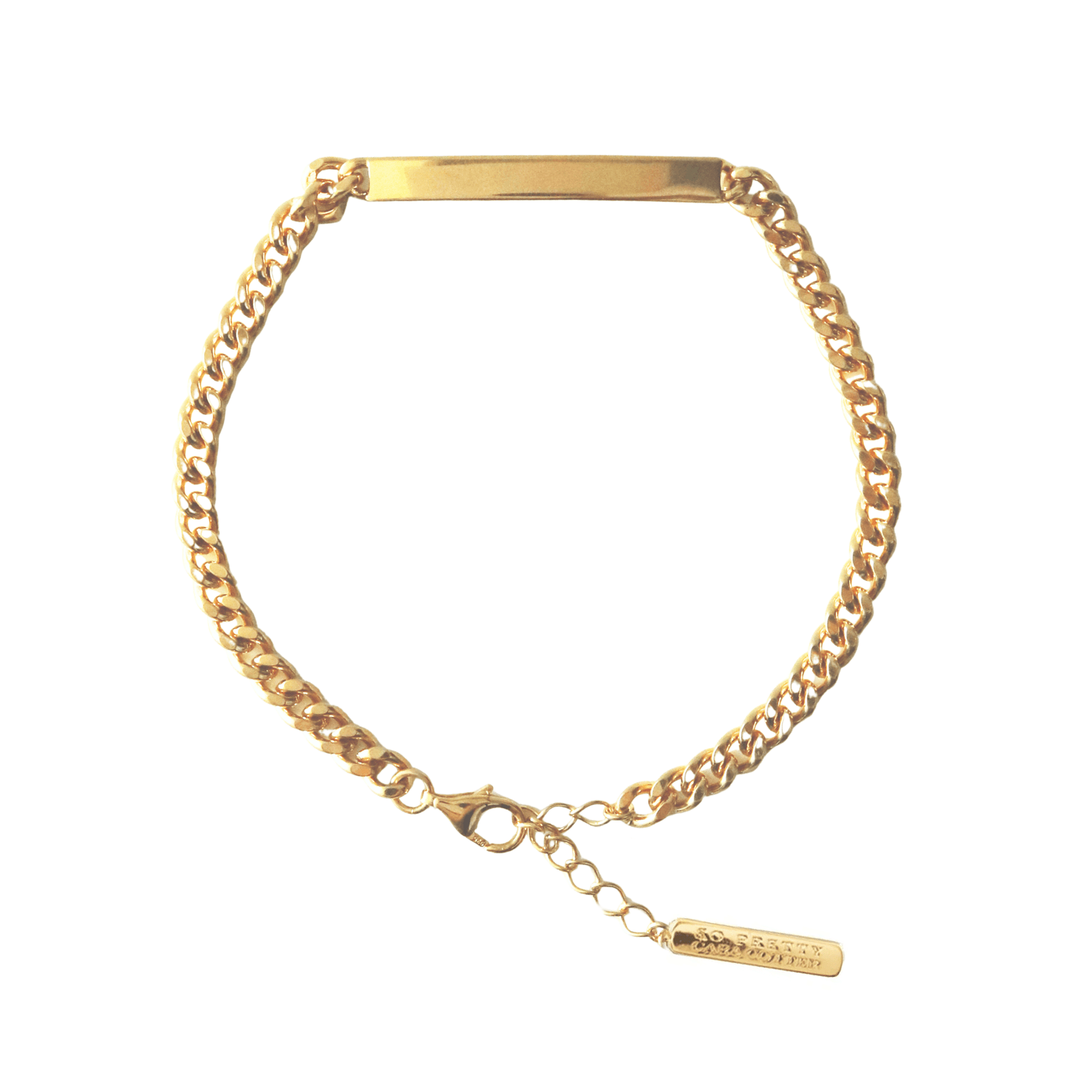 Fearless Cable Link ID Chain Bracelet - SO PRETTY CARA COTTER