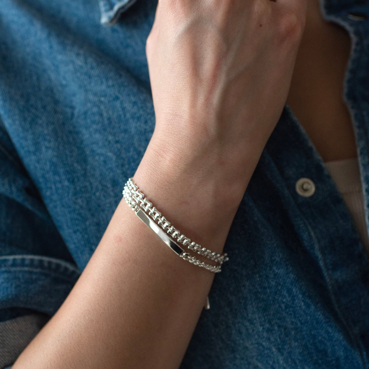 Fearless Cable Link ID Chain Bracelet - SO PRETTY CARA COTTER