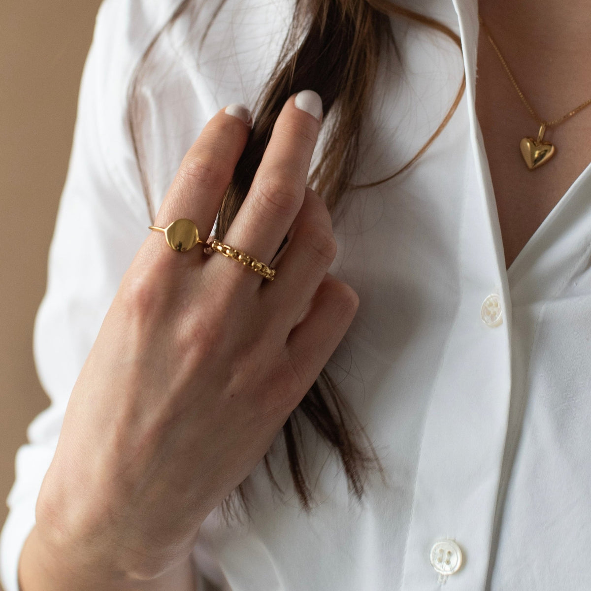 Fearless Flexible Box Chain Ring - SO PRETTY CARA COTTER