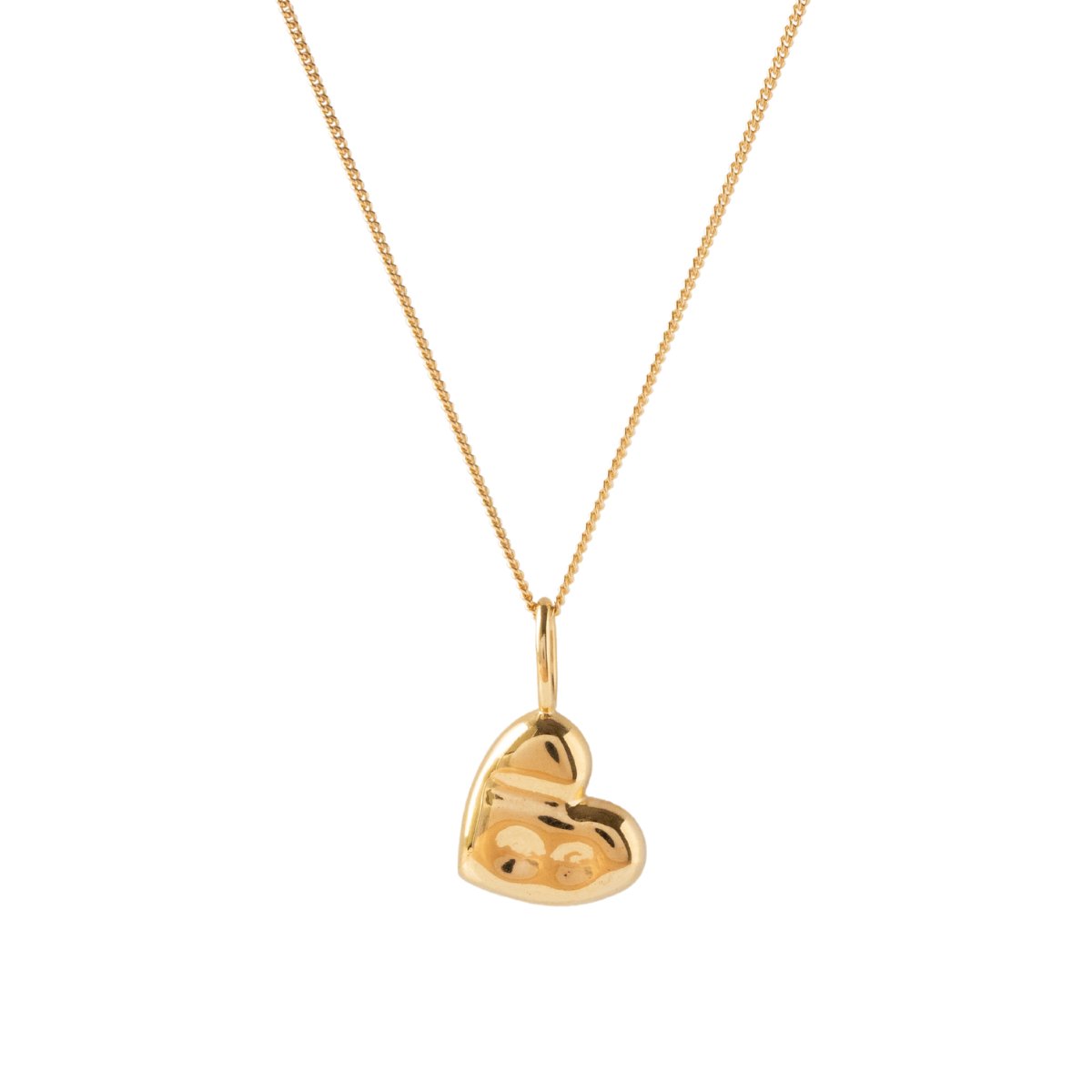 FEARLESS HEART PENDANT NECKLACE - GOLD - SO PRETTY CARA COTTER
