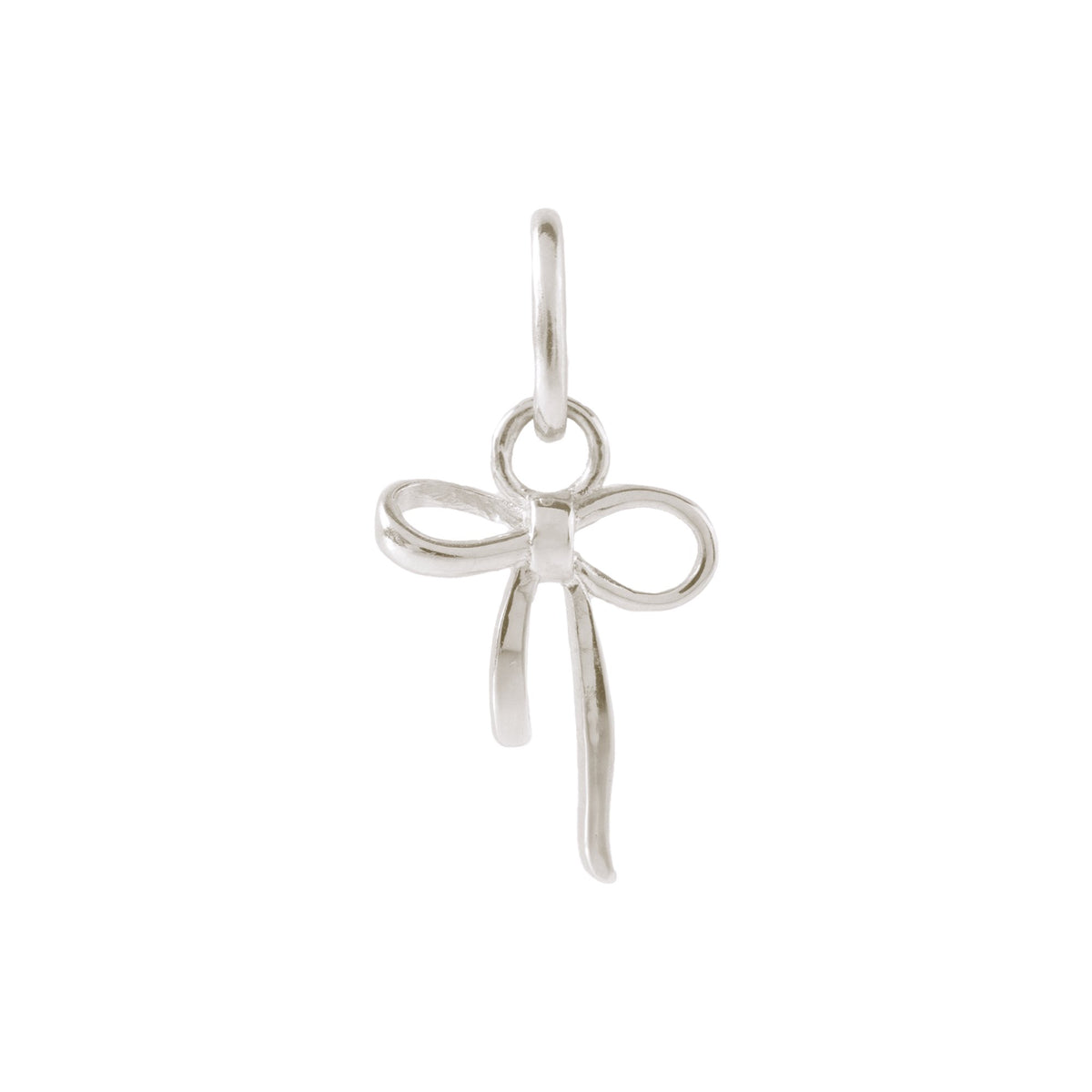 FRAICHE BOW CHARM - SILVER - SO PRETTY CARA COTTER