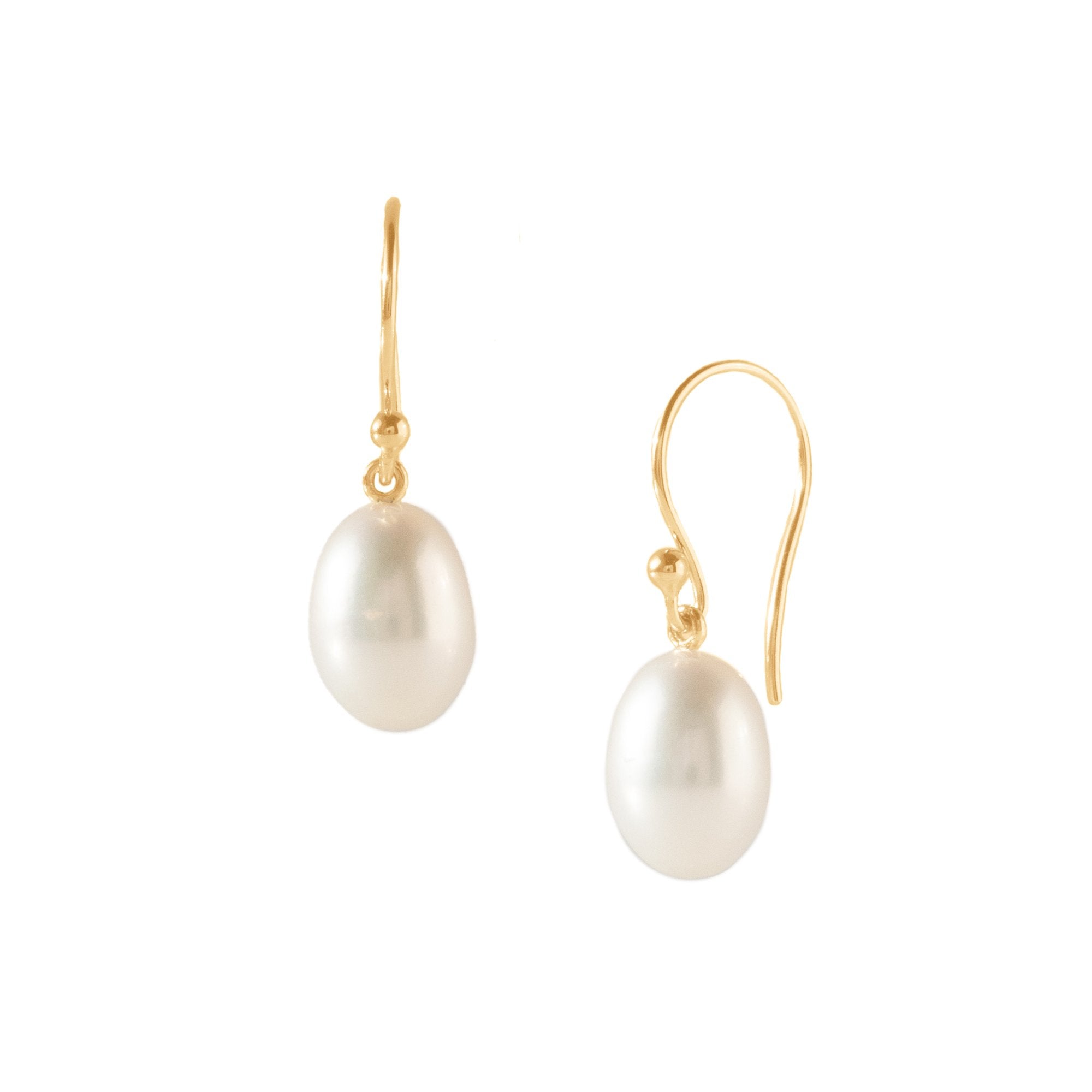 FRAICHE IRENE BAROQUE PEARL EARRINGS - GOLD - SO PRETTY CARA COTTER