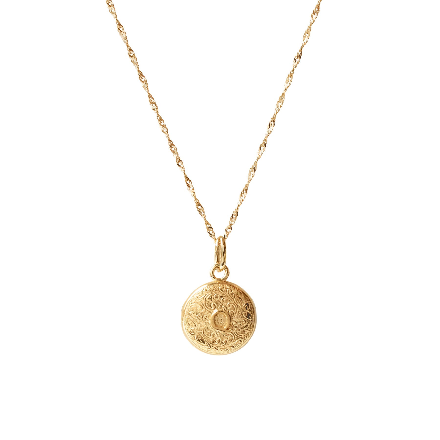 Fraiche Vintage Monogram Locket - Q - SO PRETTY CARA COTTER