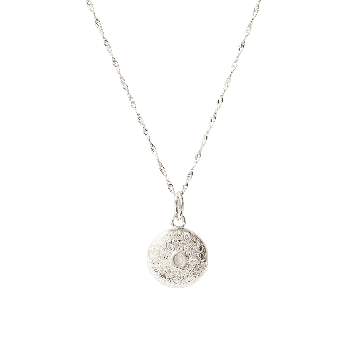 Fraiche Vintage Monogram Locket - Q - SO PRETTY CARA COTTER