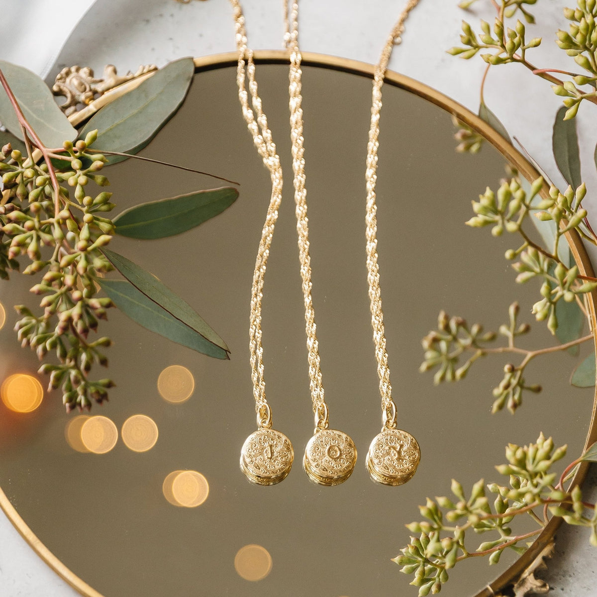 Fraiche Vintage Monogram Locket - Z - SO PRETTY CARA COTTER