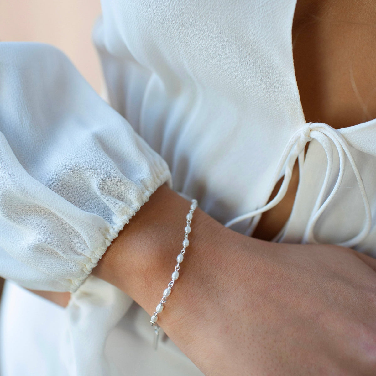 Fraiche Vintage Pearl Beaded Bracelet - SO PRETTY CARA COTTER