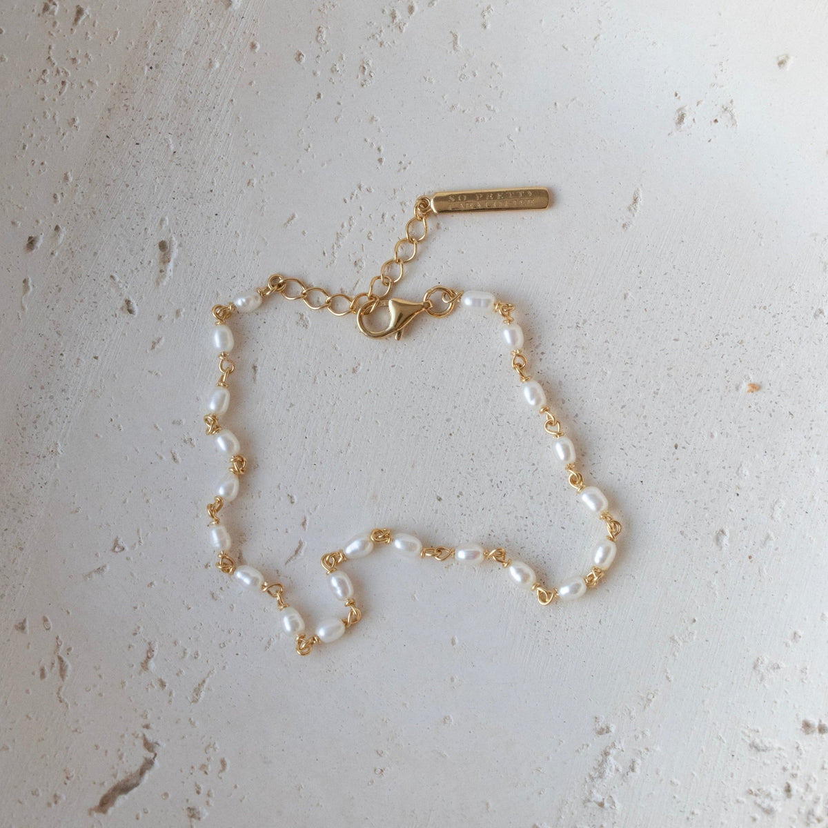 Fraiche Vintage Pearl Beaded Bracelet - SO PRETTY CARA COTTER