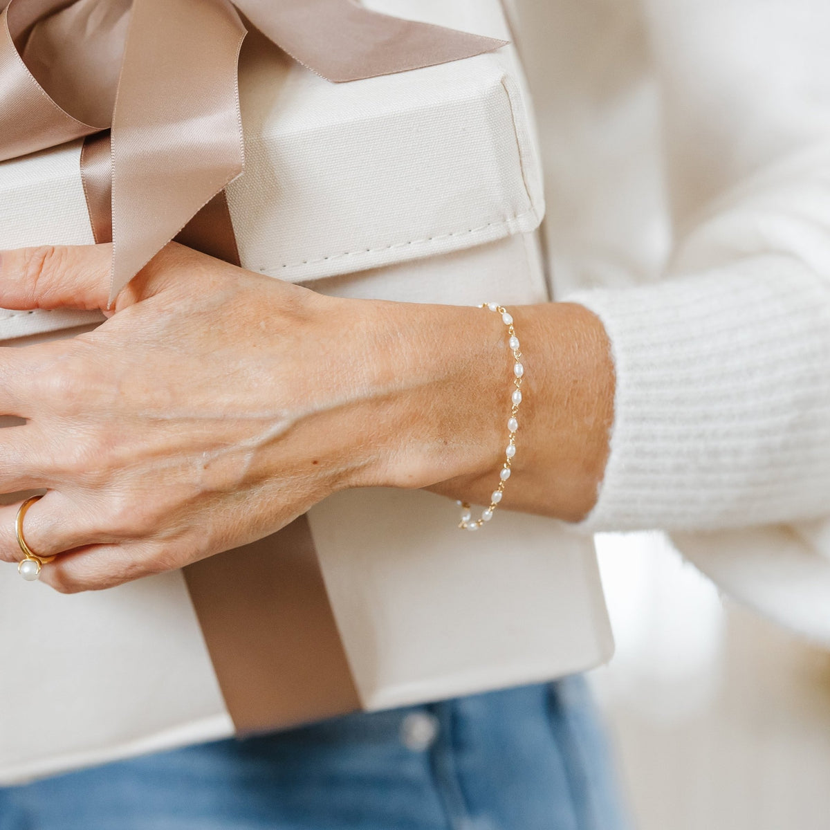 Fraiche Vintage Pearl Beaded Bracelet - SO PRETTY CARA COTTER