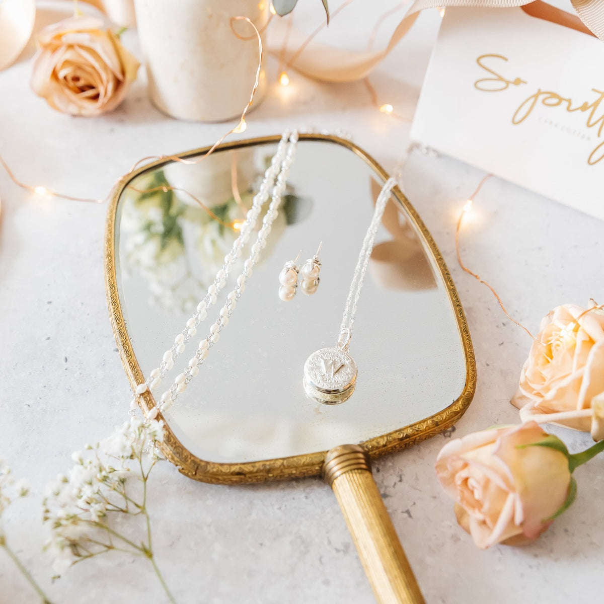 Fraiche Vintage Pearl Beaded Necklace - SO PRETTY CARA COTTER