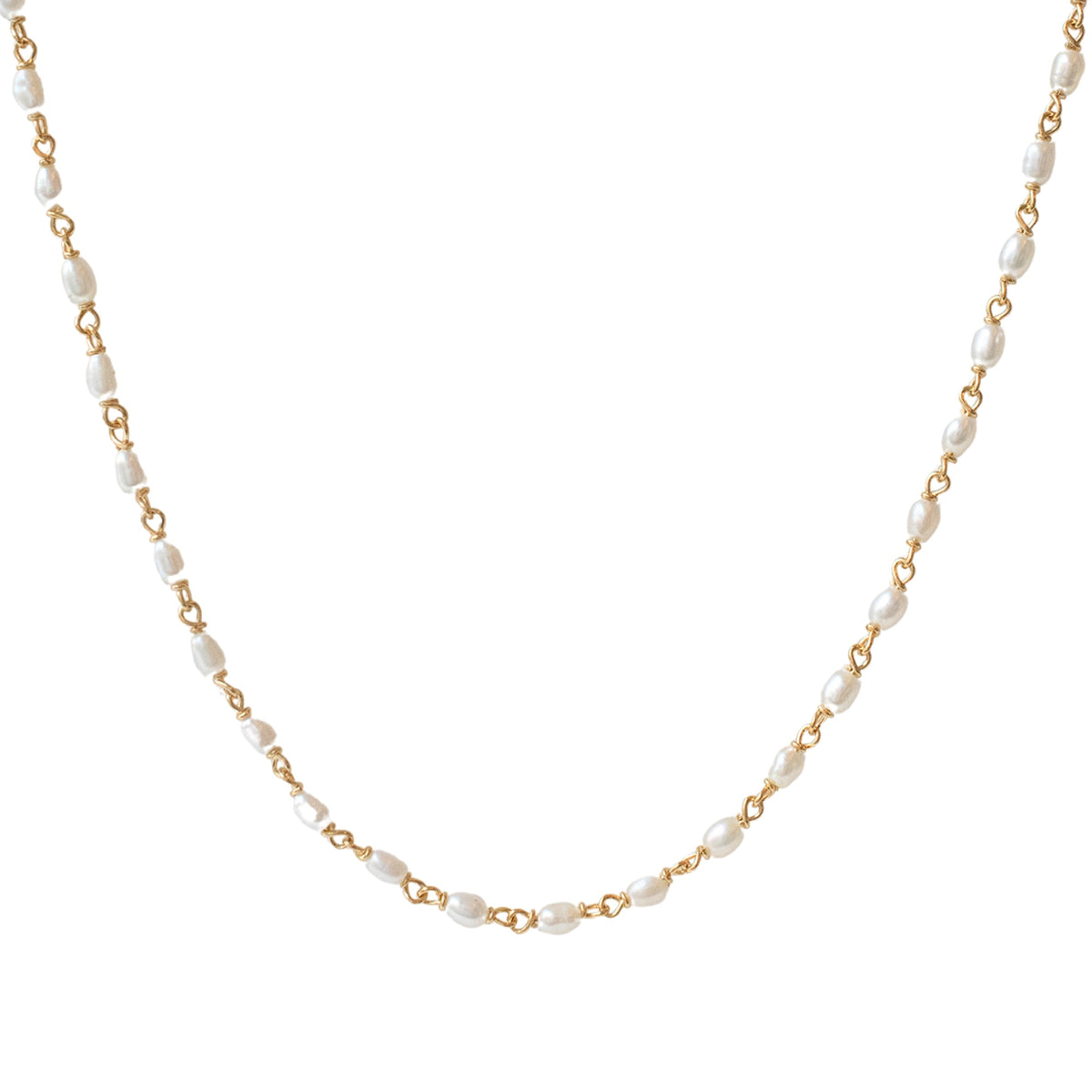 Fraiche Vintage Pearl Beaded Necklace - SO PRETTY CARA COTTER