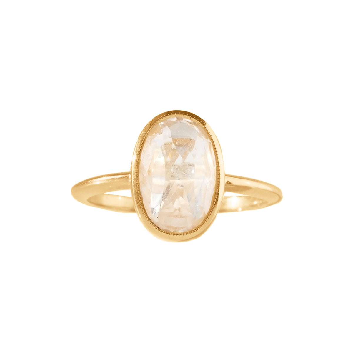 FRAICHE VINTAGE PEGGY RING - WHITE TOPAZ &amp; GOLD - SO PRETTY CARA COTTER