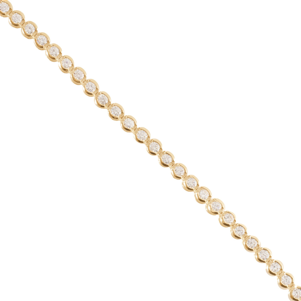 FRAICHE VINTAGE TENNIS BRACELET - CUBIC ZIRCONIA &amp; GOLD - SO PRETTY CARA COTTER