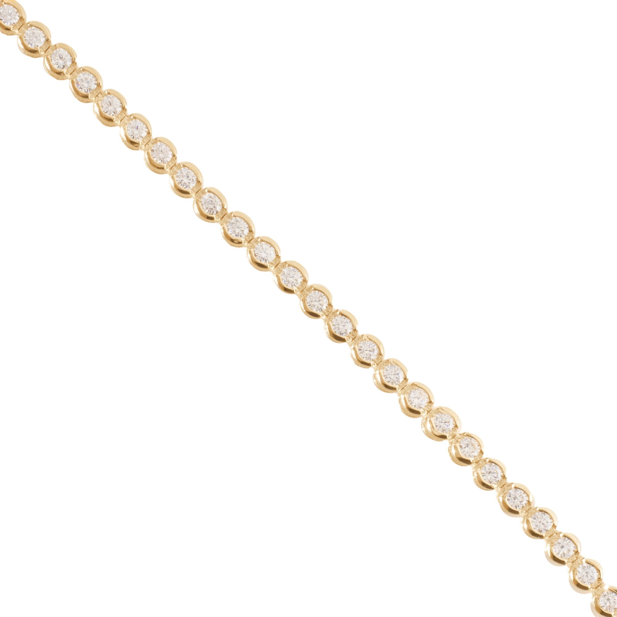 FRAICHE VINTAGE TENNIS BRACELET - CUBIC ZIRCONIA & GOLD - SO PRETTY CARA COTTER