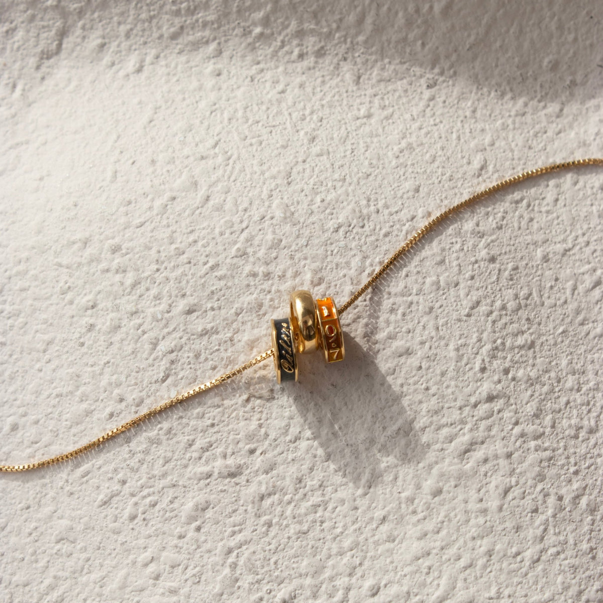 “I Love My Edmonton Oilers” Ring Charm Necklace - SO PRETTY CARA COTTER