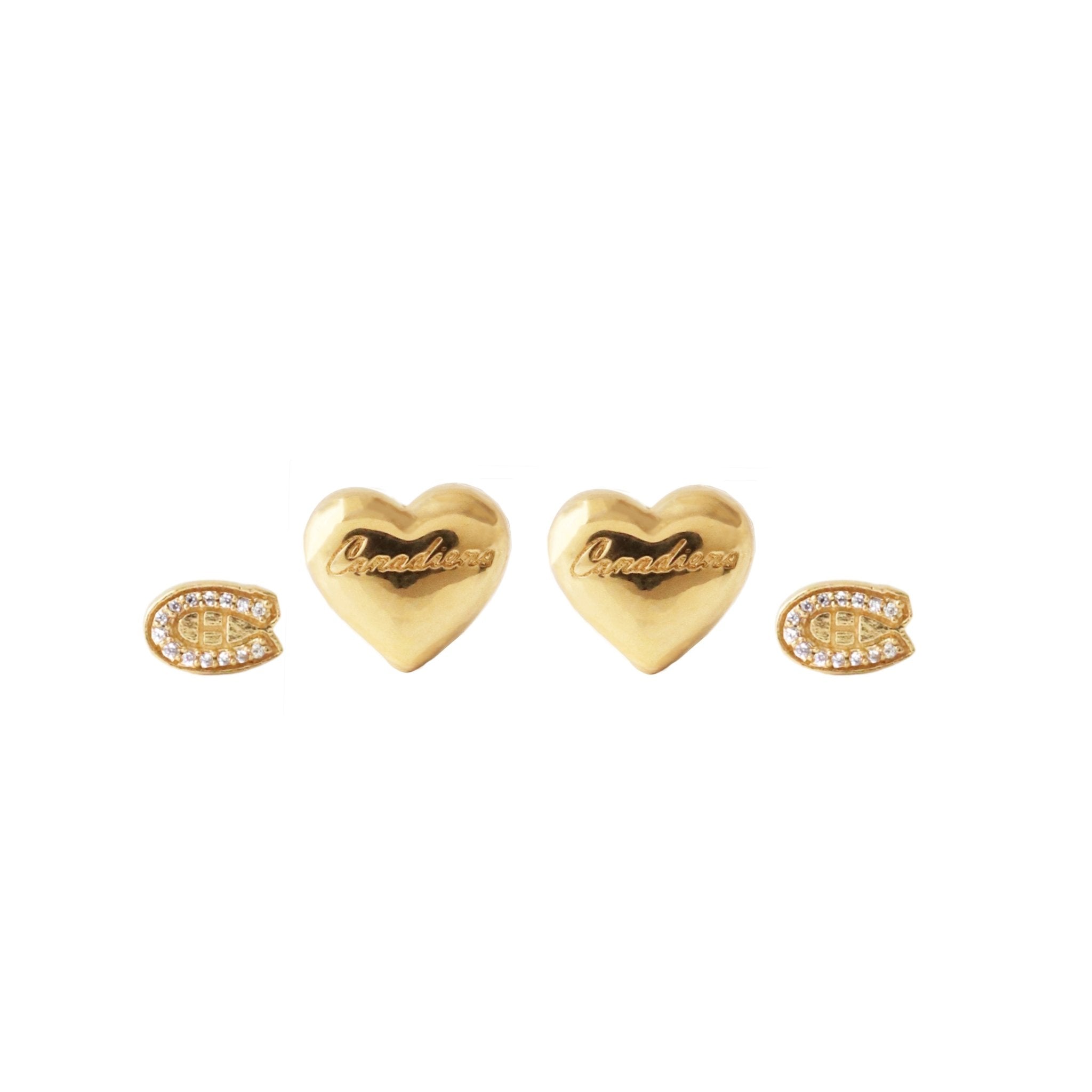 I Love My Montréal Canadiens” Earring Stud Pack - SO PRETTY CARA