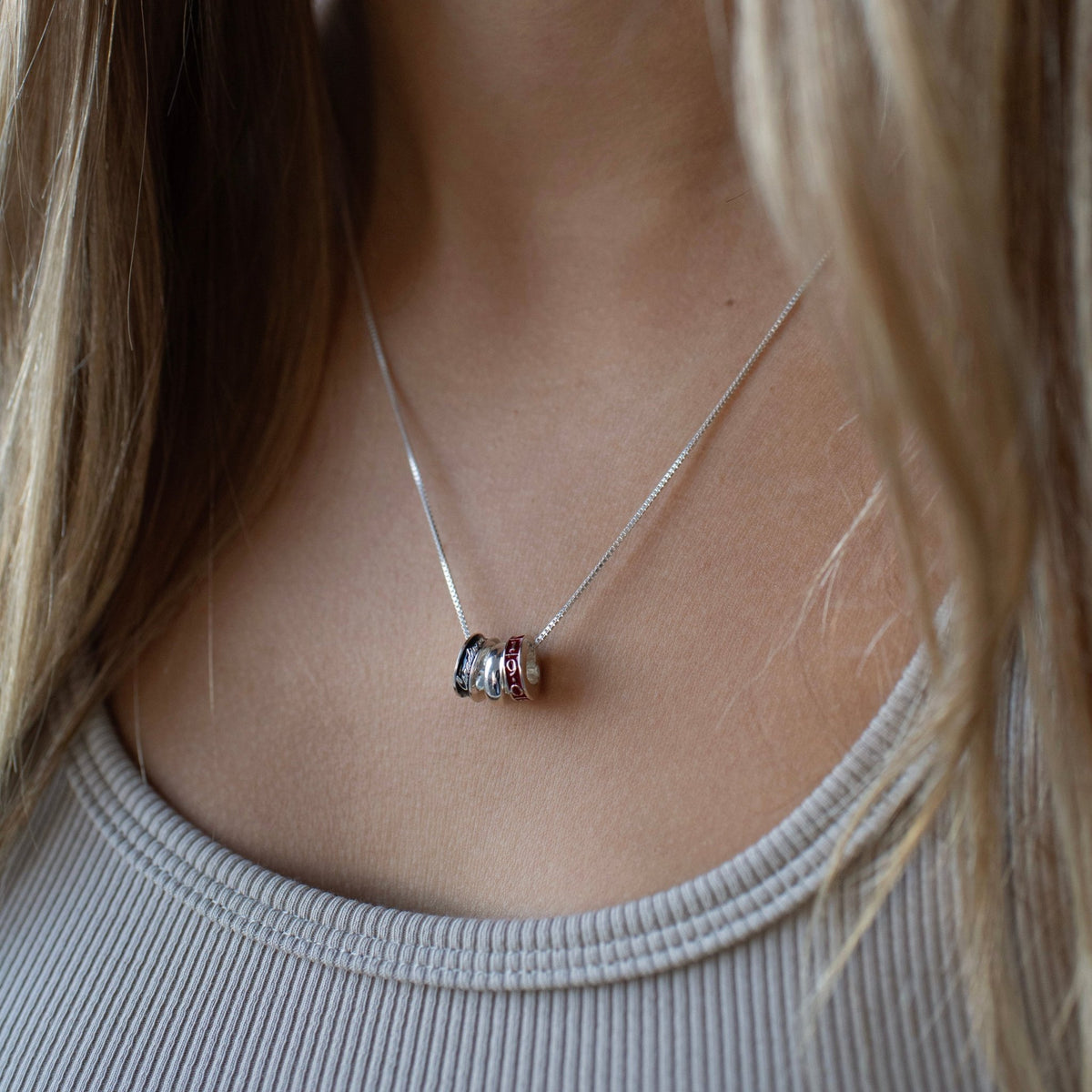 “I Love My Montréal Canadiens” Ring Charm Necklace - SO PRETTY CARA COTTER