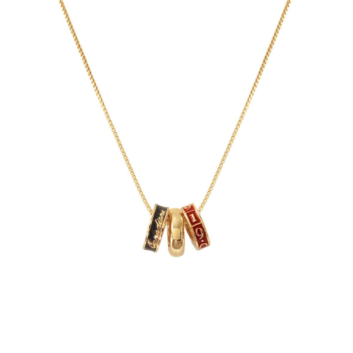 “I Love My Montréal Canadiens” Ring Charm Necklace - SO PRETTY CARA COTTER