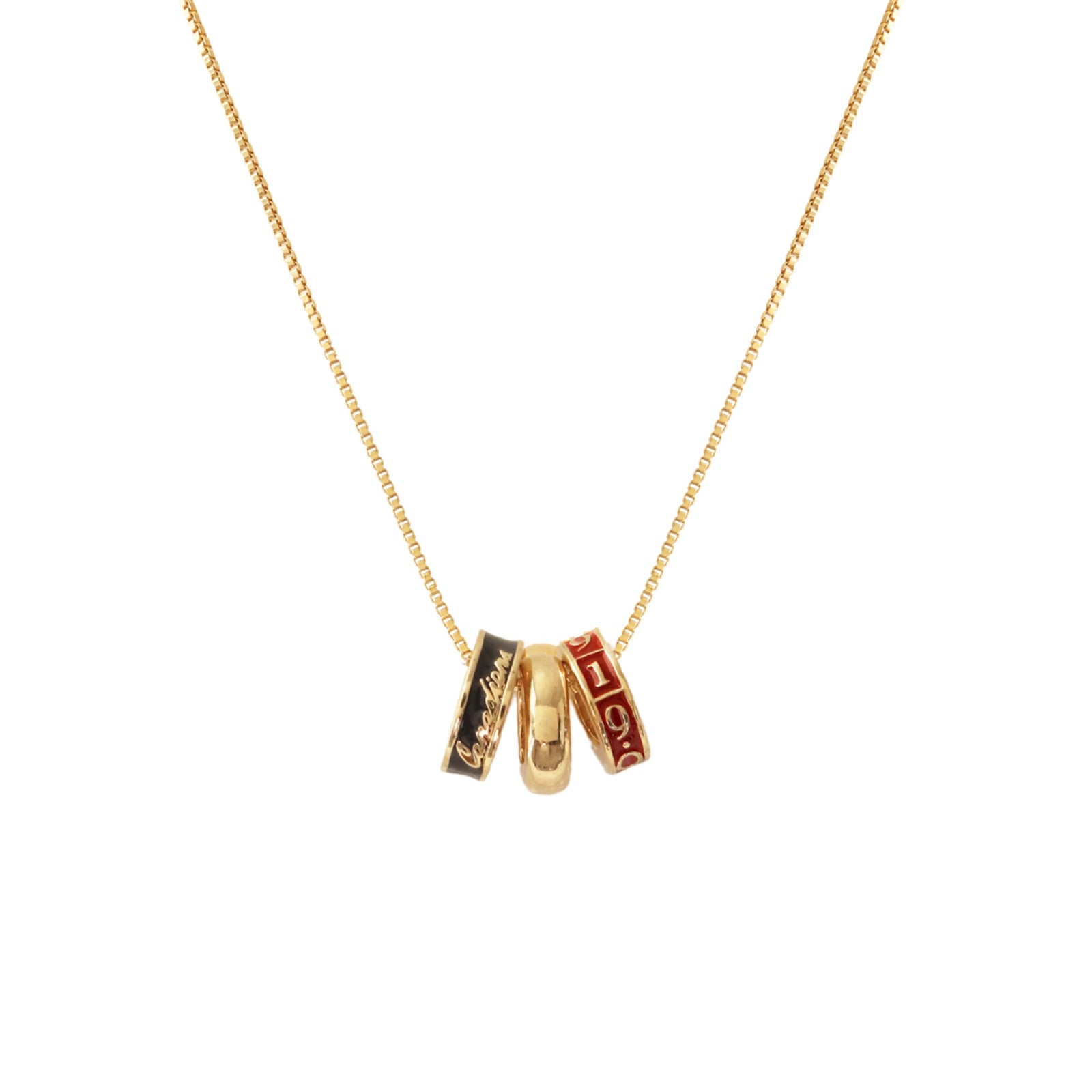 “I Love My Montréal Canadiens” Ring Charm Necklace - SO PRETTY CARA COTTER