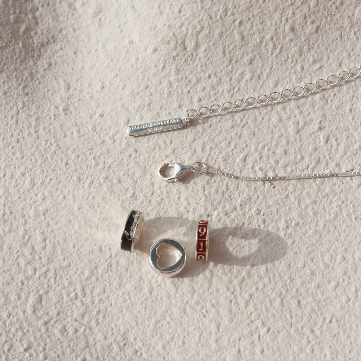 “I Love My Montréal Canadiens” Ring Charm Necklace - SO PRETTY CARA COTTER