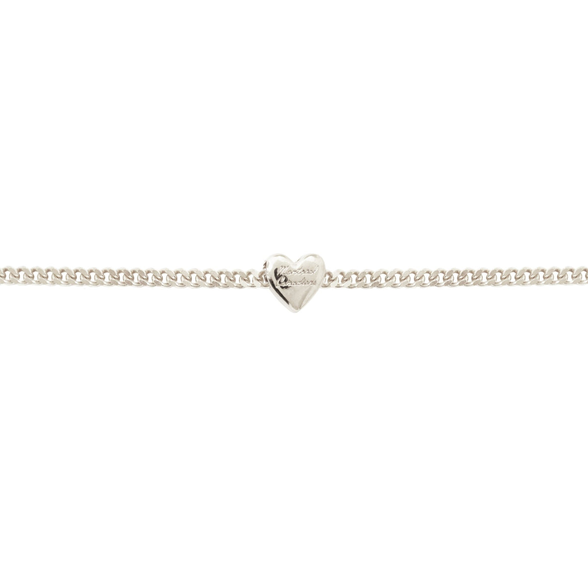 “I Love My Montréal Canadiens” Slider Heart Charm Chain Bracelet - SO PRETTY CARA COTTER