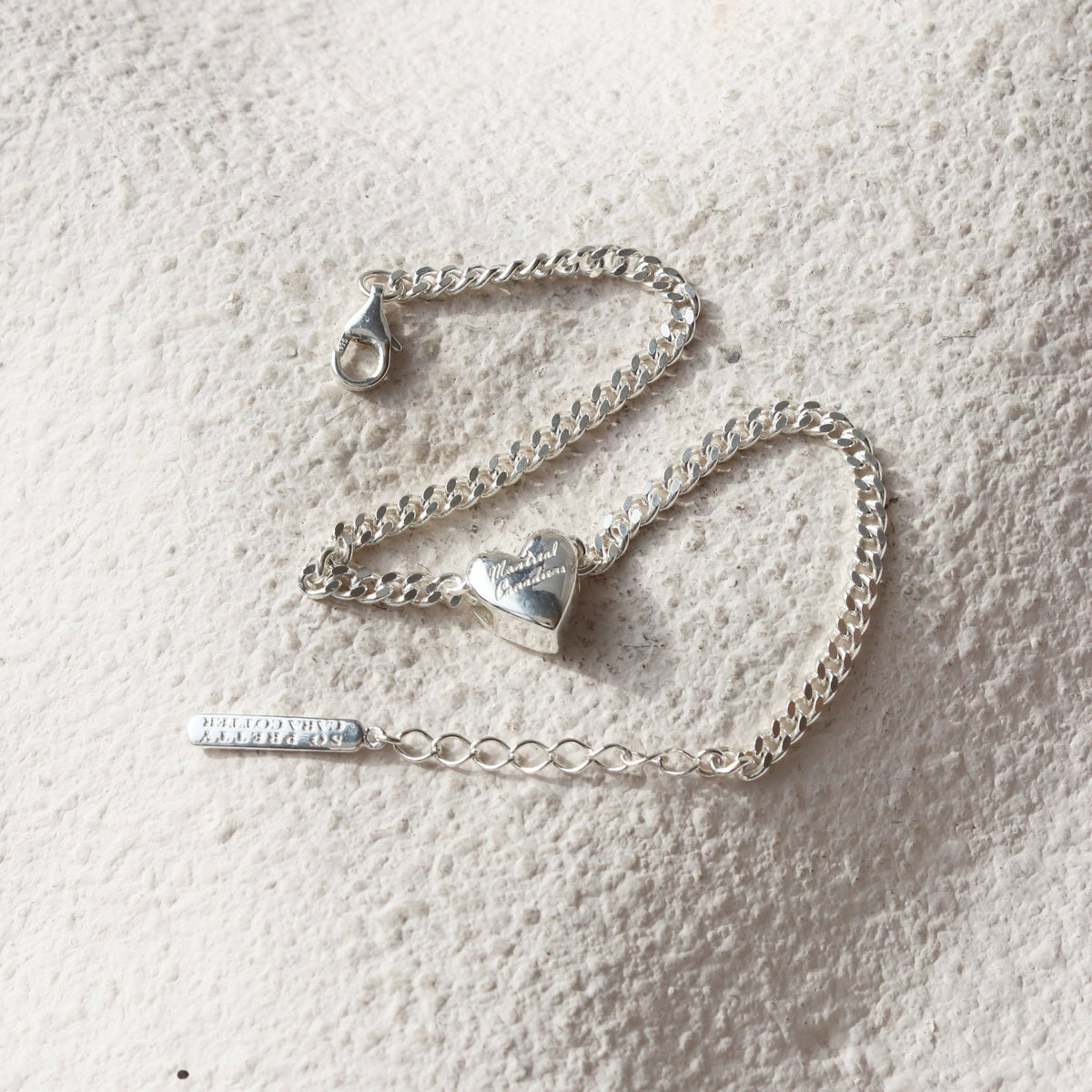 “I Love My Montréal Canadiens” Slider Heart Charm Chain Bracelet - SO PRETTY CARA COTTER