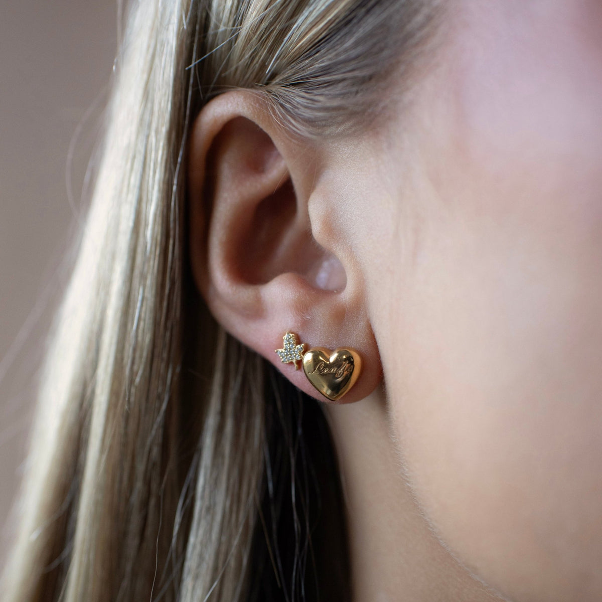 “I Love My Toronto Maple Leafs” Earring stud Pack - SO PRETTY CARA COTTER