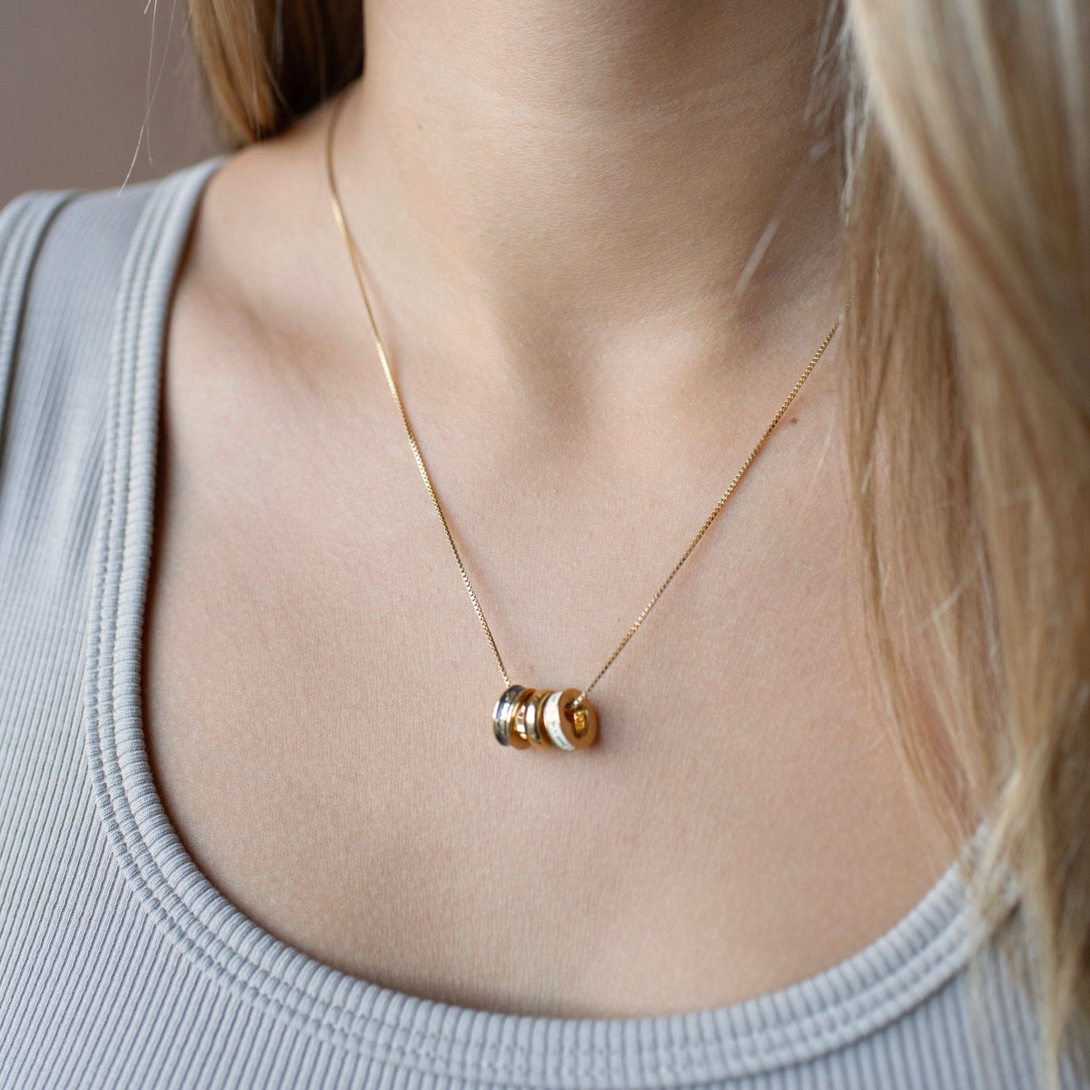 “I Love My Toronto Maple Leafs” Ring Charm Necklace - SO PRETTY CARA COTTER