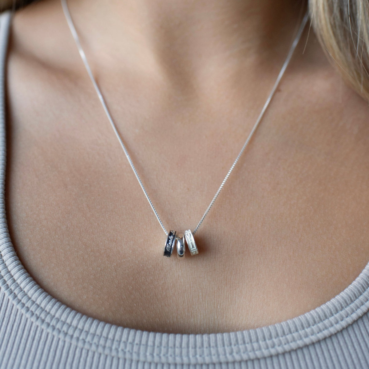 “I Love My Toronto Maple Leafs” Ring Charm Necklace - SO PRETTY CARA COTTER