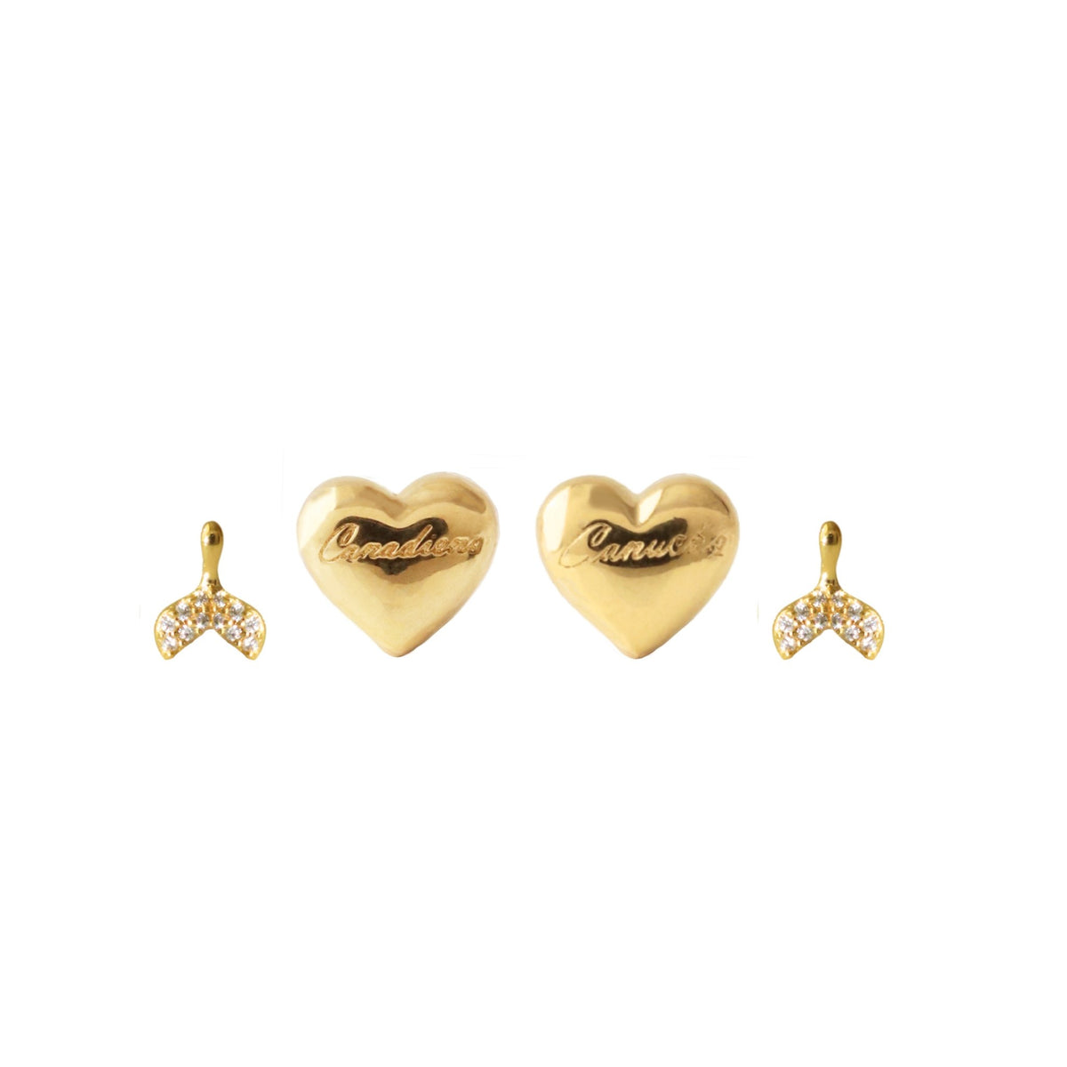 “I Love My Vancouver Canucks” Earring Stud Pack - SO PRETTY CARA COTTER