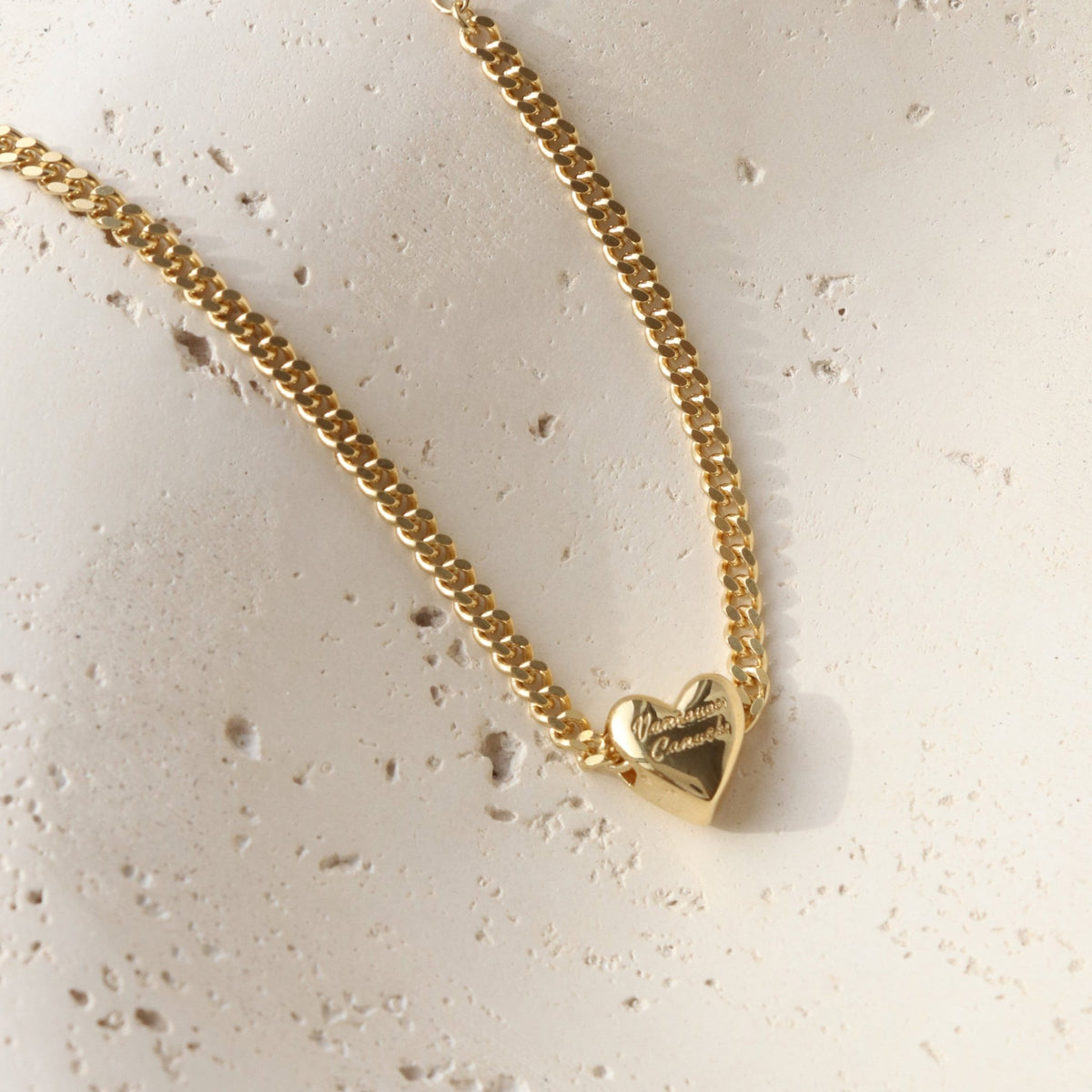 “I Love My Vancouver Canucks” Slider Heart Charm Chain Bracelet - SO PRETTY CARA COTTER