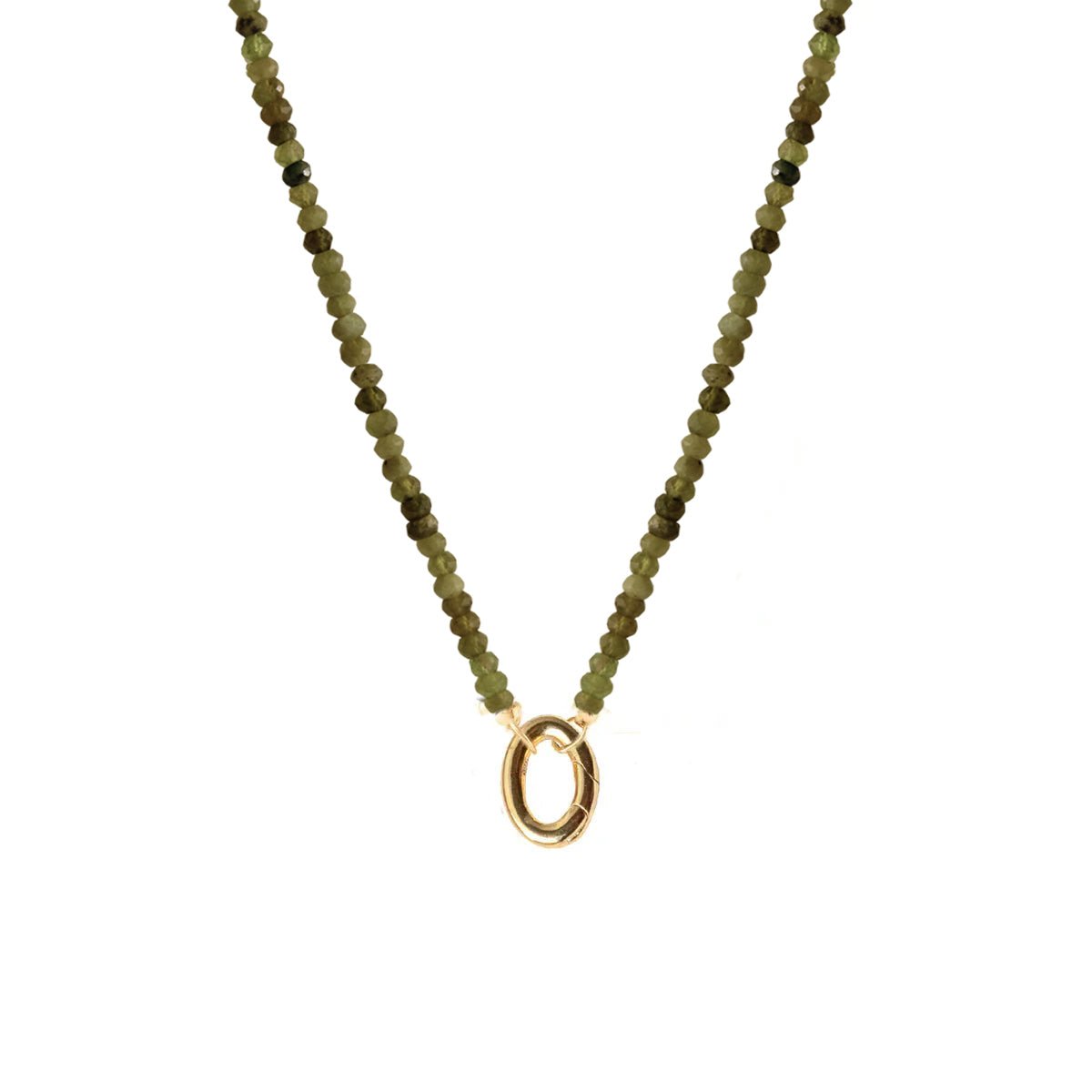 ICONIC BEADED OPEN ENDED NECKLACE - BLACK ONYX & GOLD - CHOOSE CONNECTOR - SO PRETTY CARA COTTER