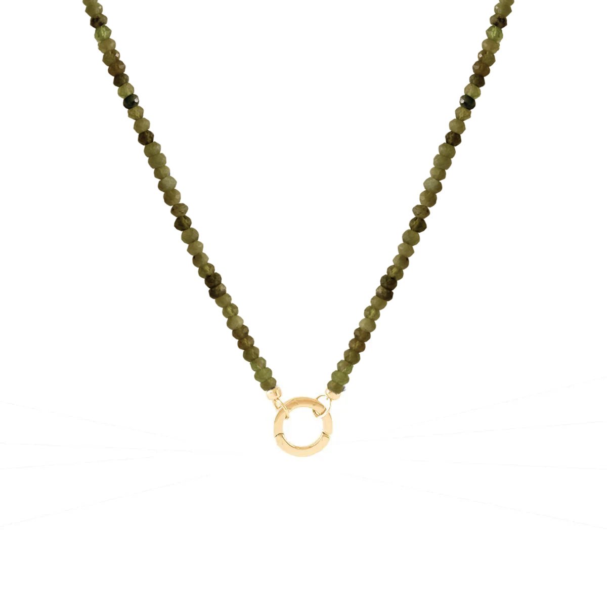 ICONIC BEADED OPEN ENDED NECKLACE - BLACK ONYX & GOLD - CHOOSE CONNECTOR - SO PRETTY CARA COTTER