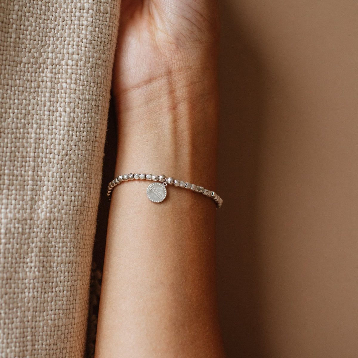 Iconic Metal Beaded Stretch Bracelet - SO PRETTY CARA COTTER