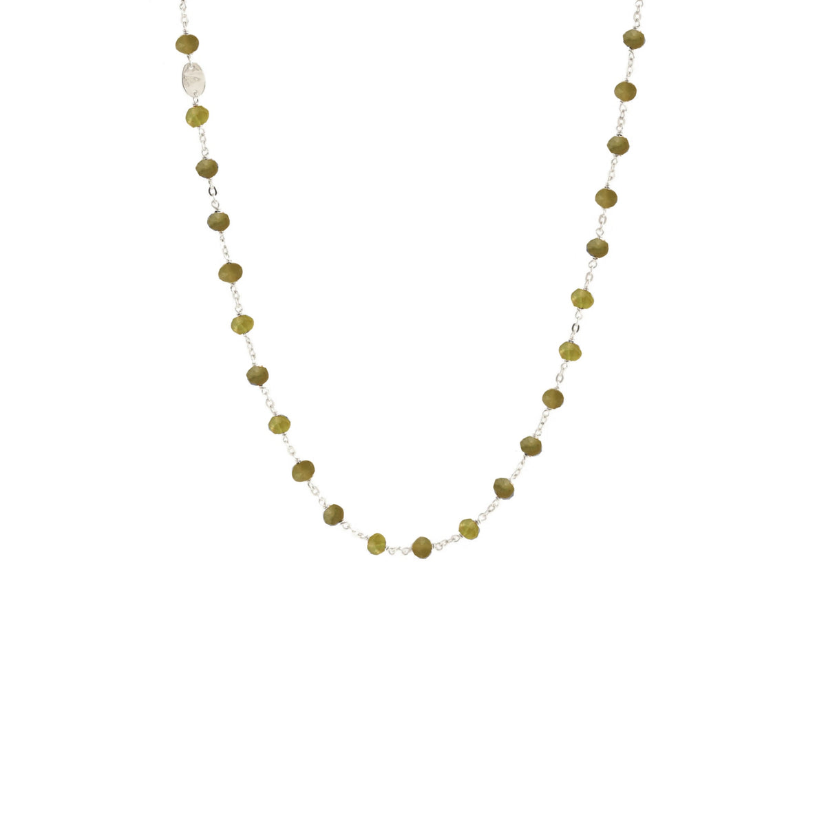 Iconic Short Beaded Necklace - Juniper Vasonite - SO PRETTY CARA COTTER