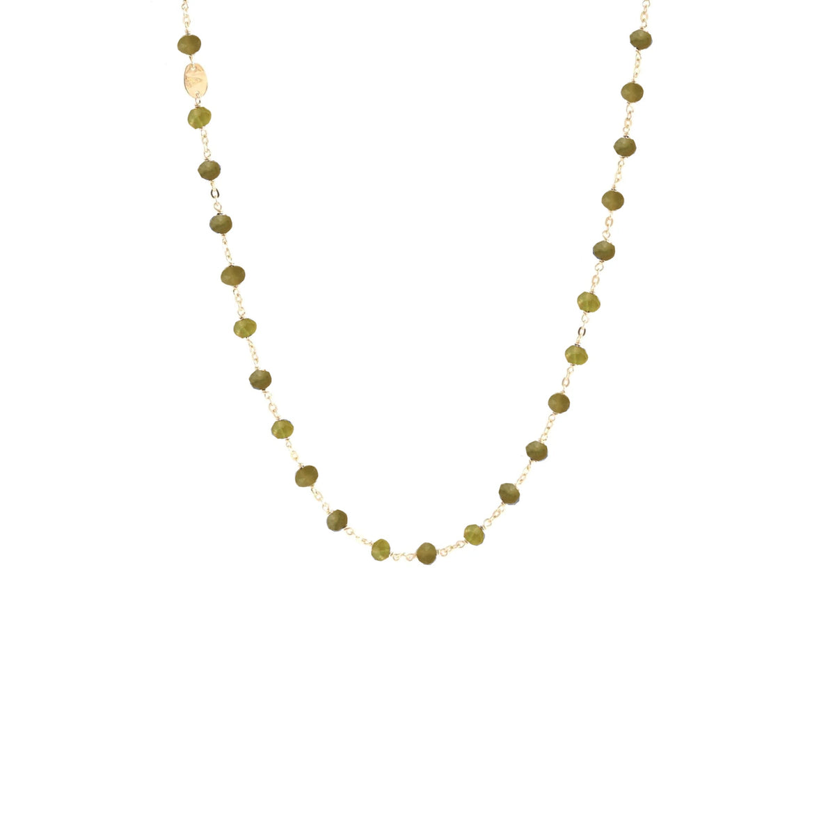 Iconic Short Beaded Necklace - Juniper Vasonite - SO PRETTY CARA COTTER