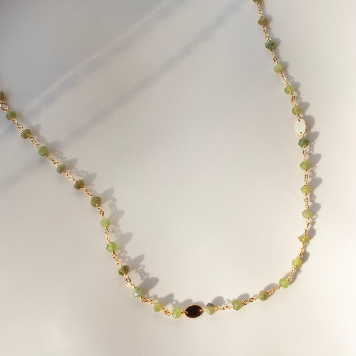 Iconic Short Beaded Necklace - Juniper Vasonite - SO PRETTY CARA COTTER
