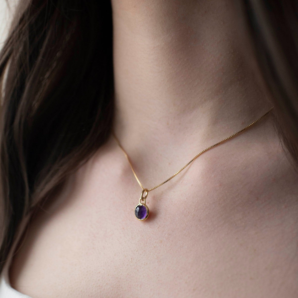 LEGACY FEBRUARY BIRTHSTONE CHARM - AMETHYST - SO PRETTY CARA COTTER
