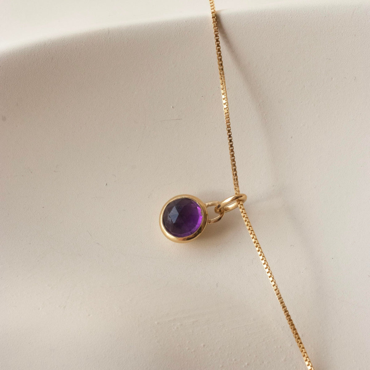LEGACY FEBRUARY BIRTHSTONE CHARM - AMETHYST - SO PRETTY CARA COTTER