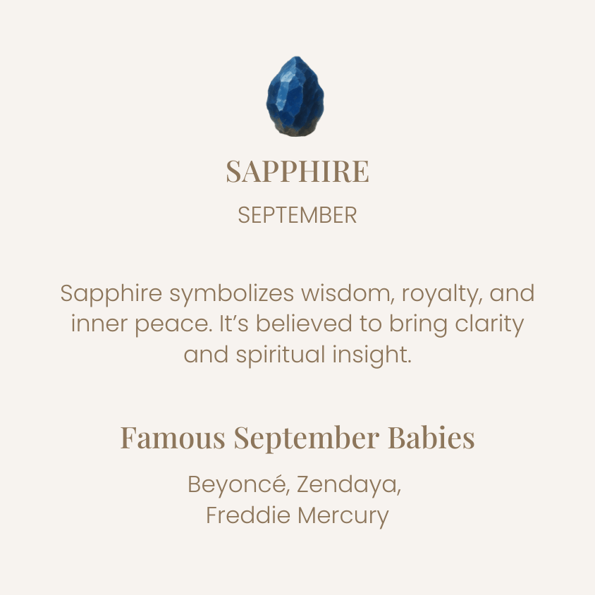 LEGACY SEPTEMBER BIRTHSTONE CHARM - SAPPHIRE - SO PRETTY CARA COTTER