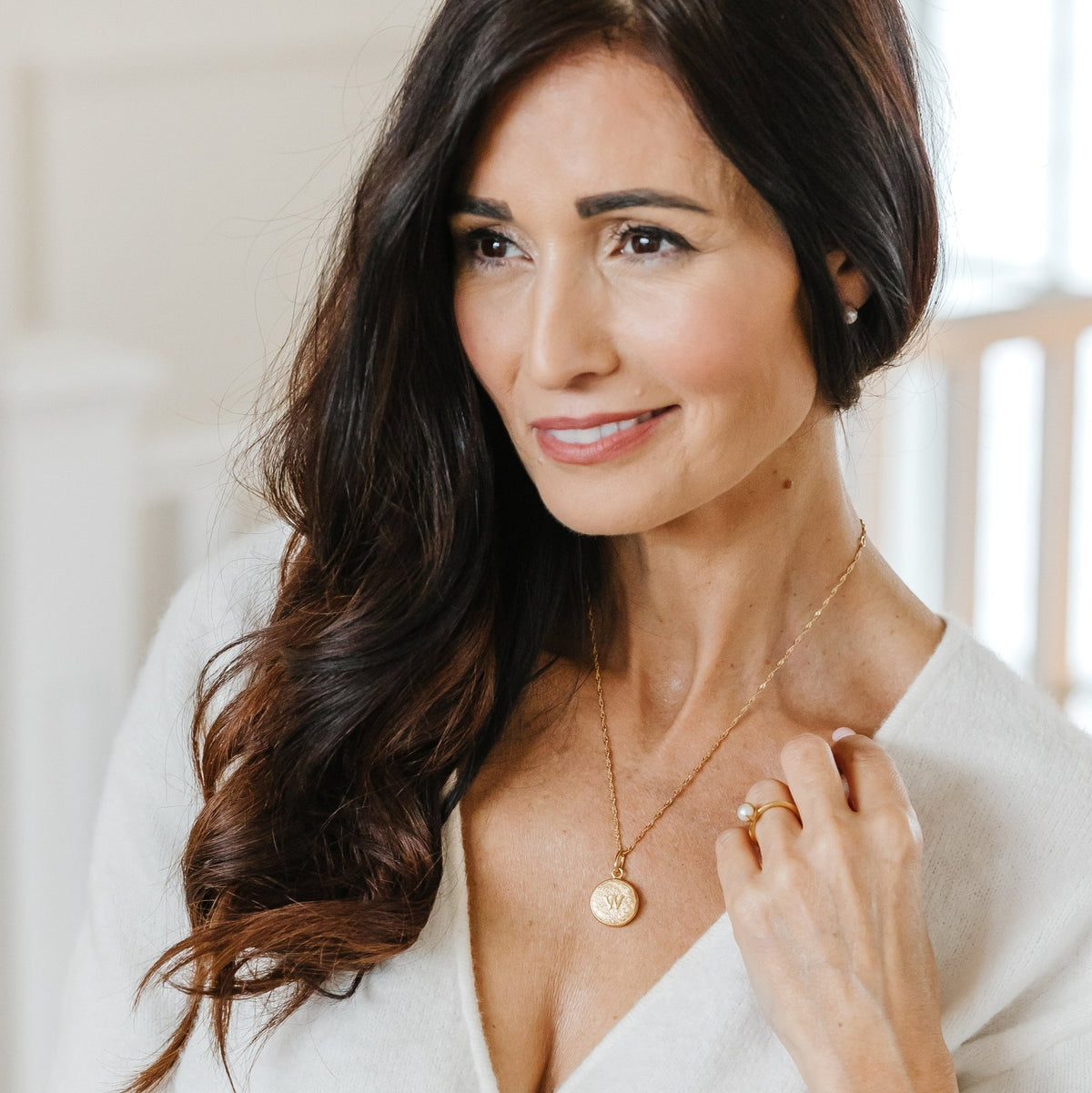 LIMITED EDITION PRE - ORDER FRAICHE SOLITAIRE RING - PEARL - SO PRETTY CARA COTTER