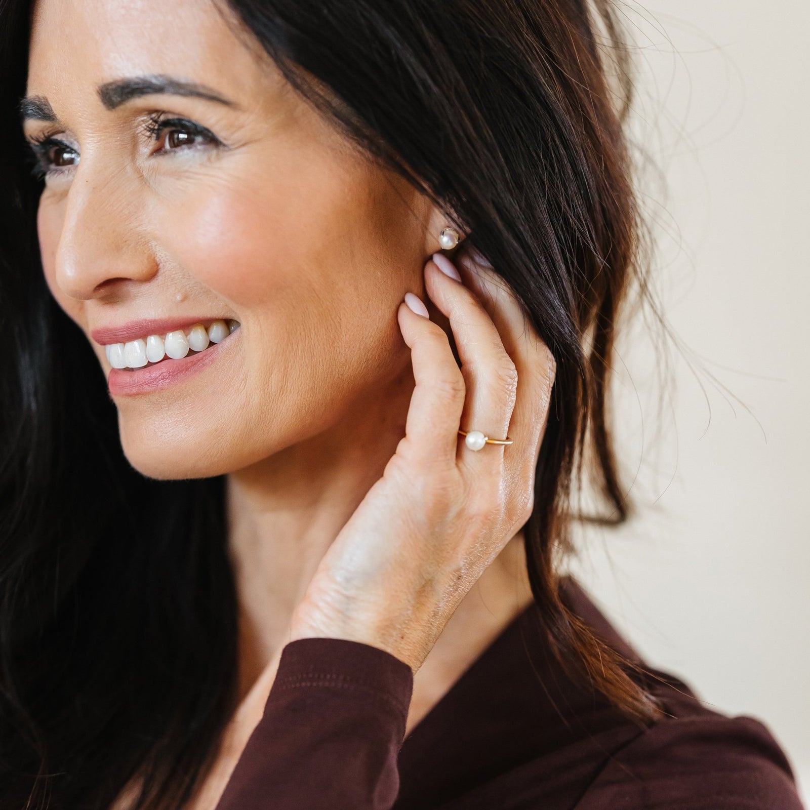 LIMITED EDITION PRE - ORDER FRAICHE SOLITAIRE RING - PEARL - SO PRETTY CARA COTTER