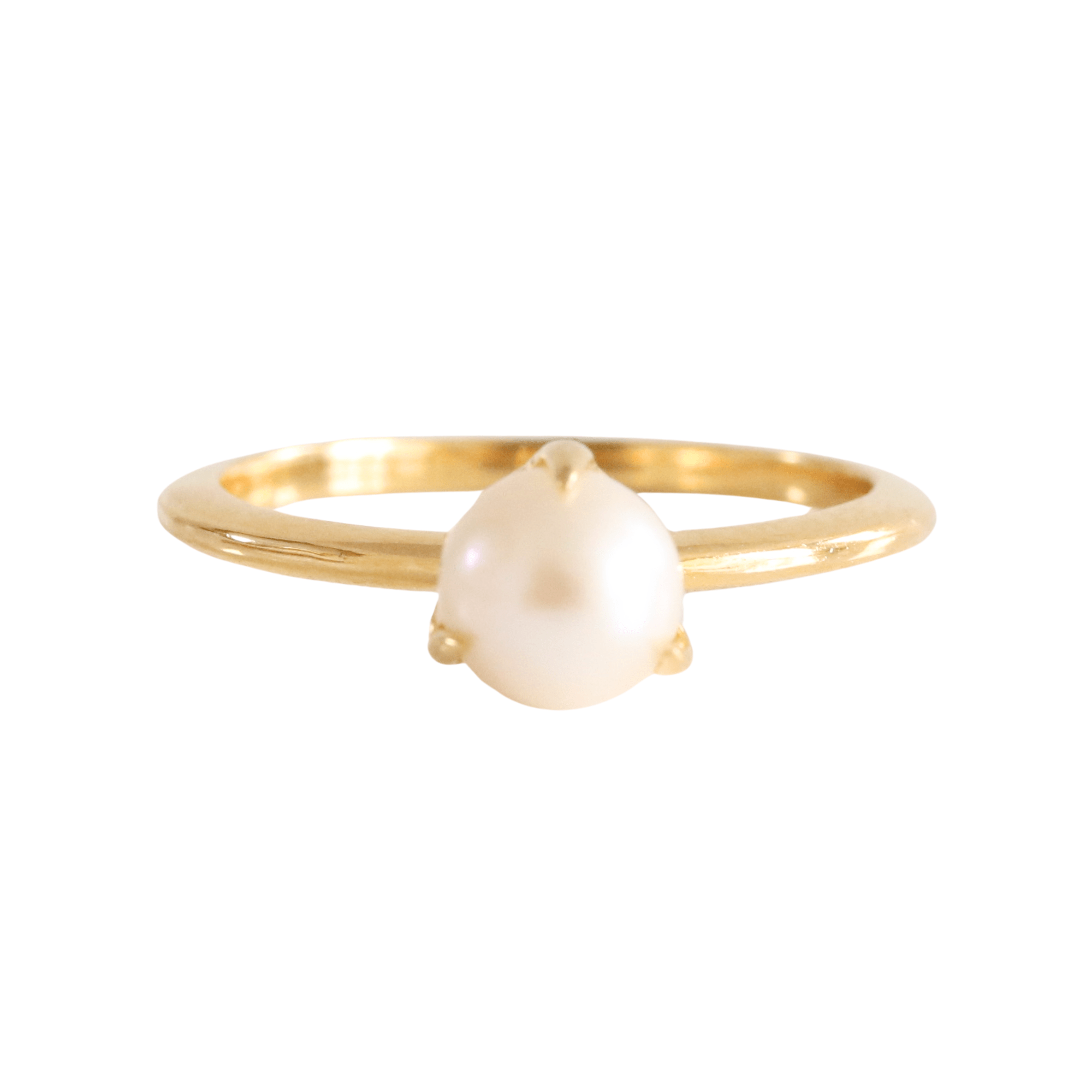 LIMITED EDITION PRE - ORDER FRAICHE SOLITAIRE RING - PEARL - SO PRETTY CARA COTTER
