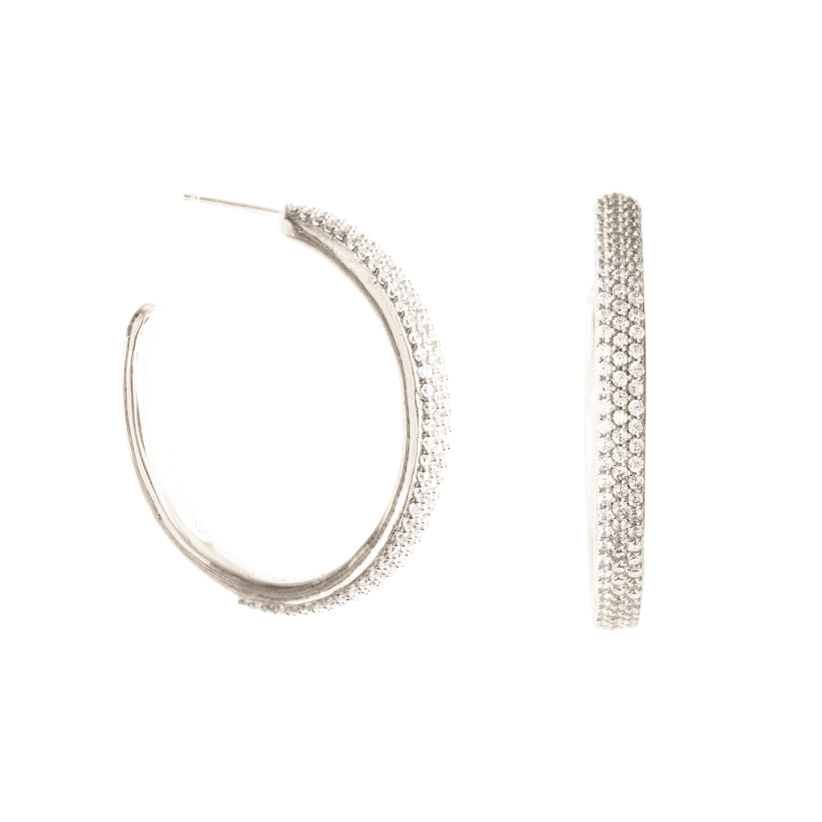 Love Grande Pavé Hoops - SO PRETTY CARA COTTER