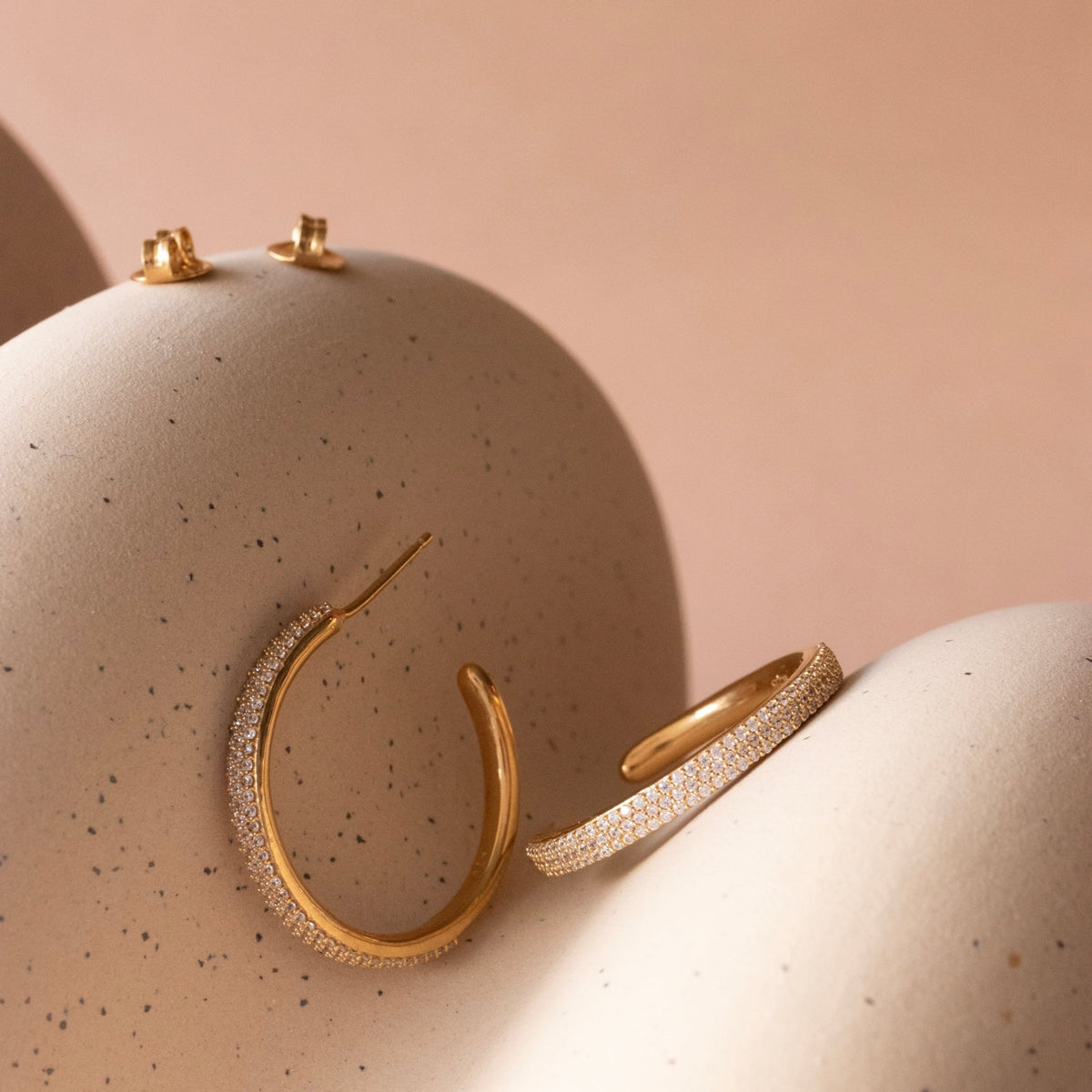 Love Grande Pavé Hoops - SO PRETTY CARA COTTER