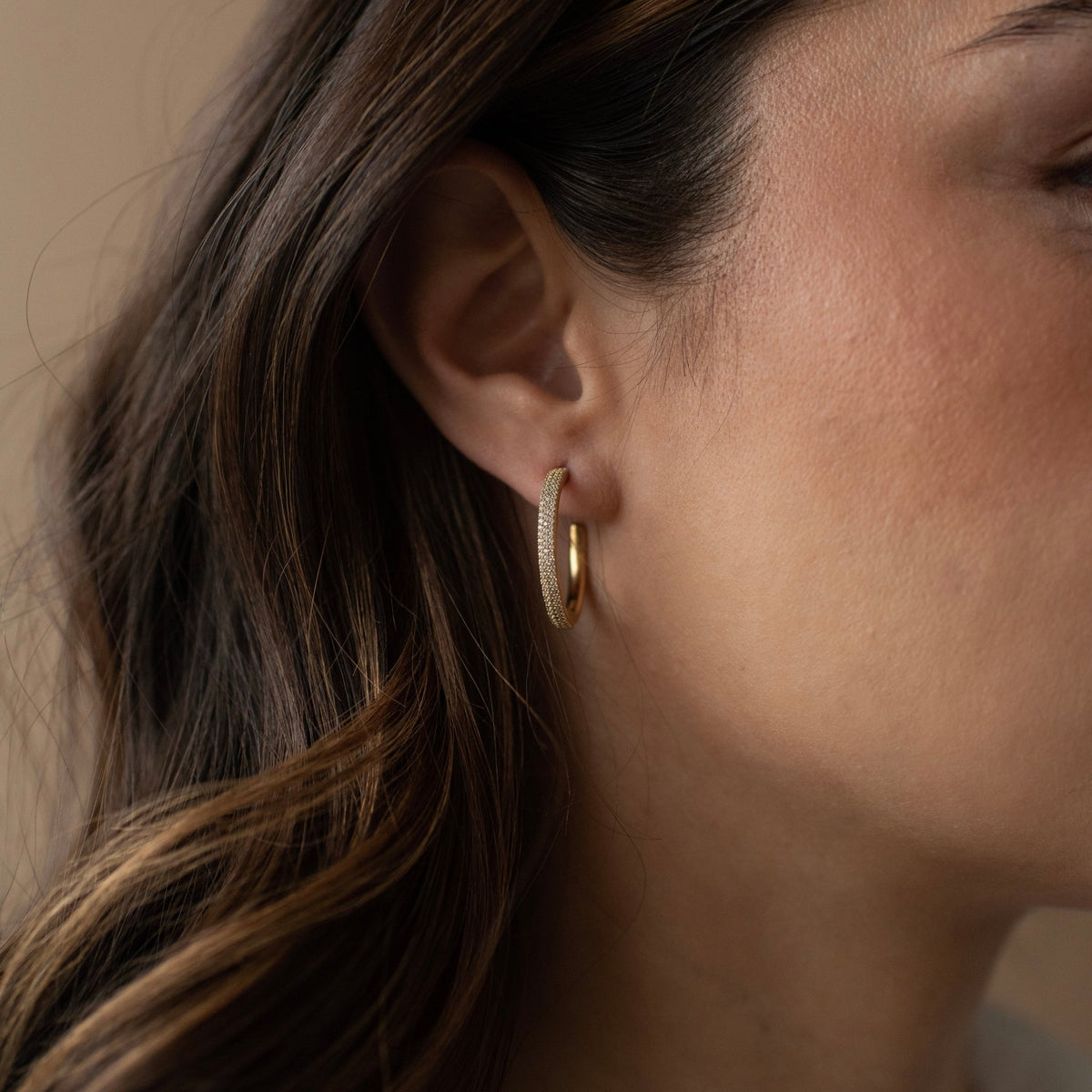 Love Grande Pavé Hoops - SO PRETTY CARA COTTER