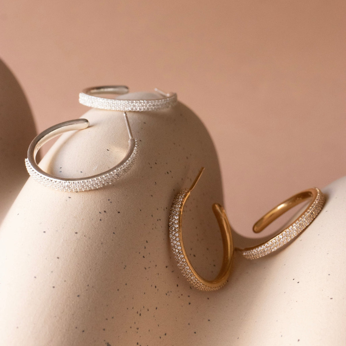 Love Grande Pavé Hoops - SO PRETTY CARA COTTER