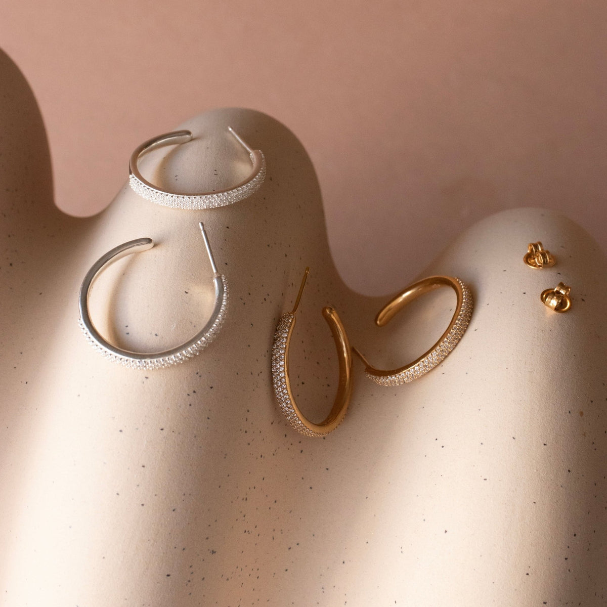 Love Grande Pavé Hoops - SO PRETTY CARA COTTER