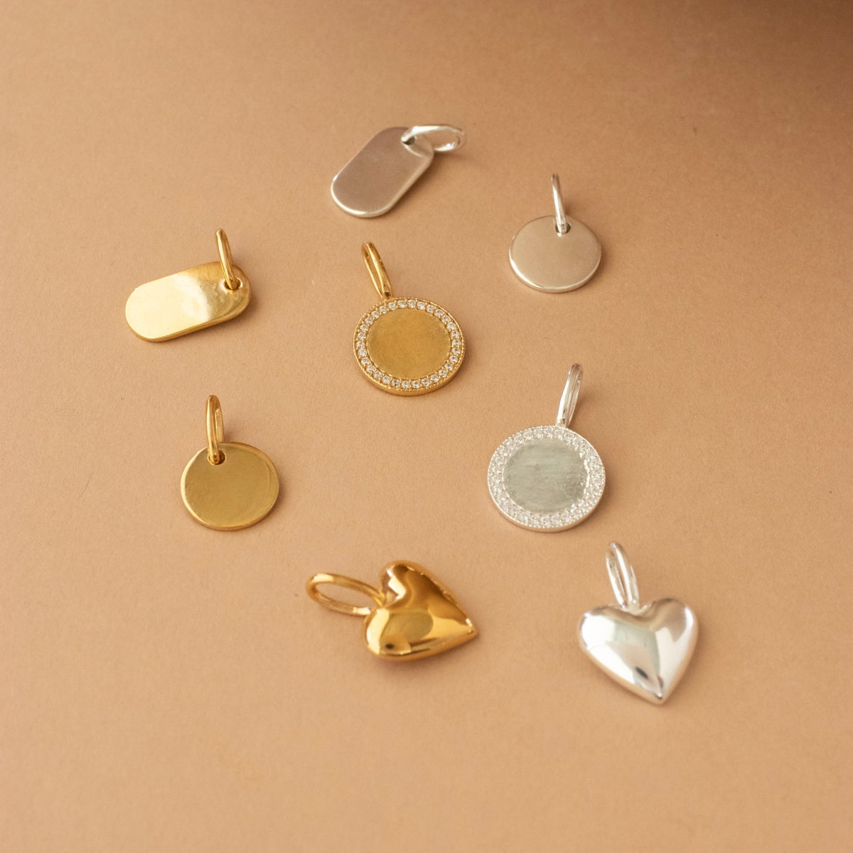 Love Pavé Circle ID Charm - SO PRETTY CARA COTTER