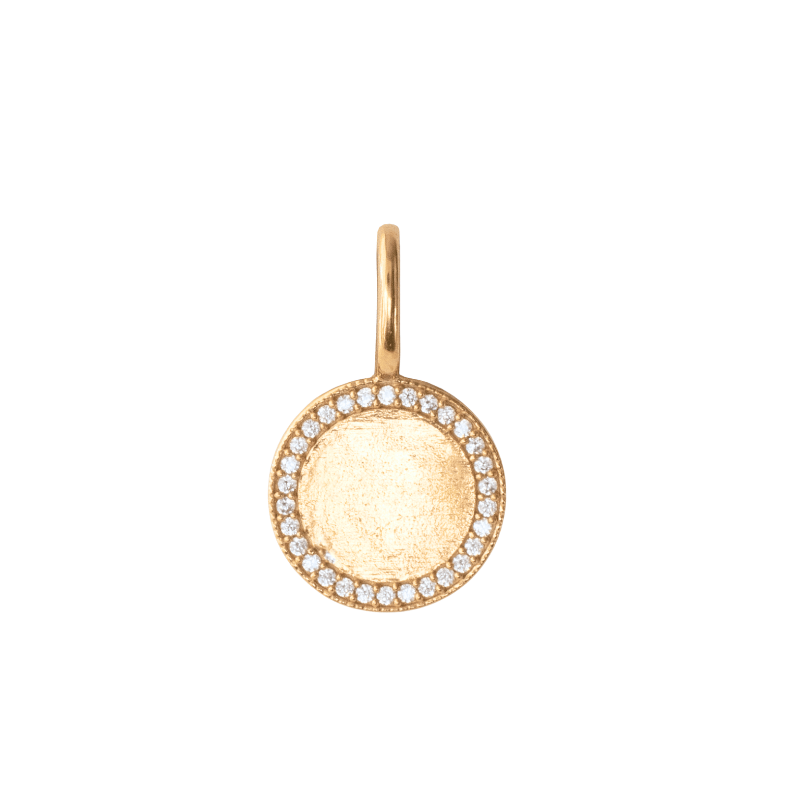 Love Pavé Circle ID Charm - SO PRETTY CARA COTTER
